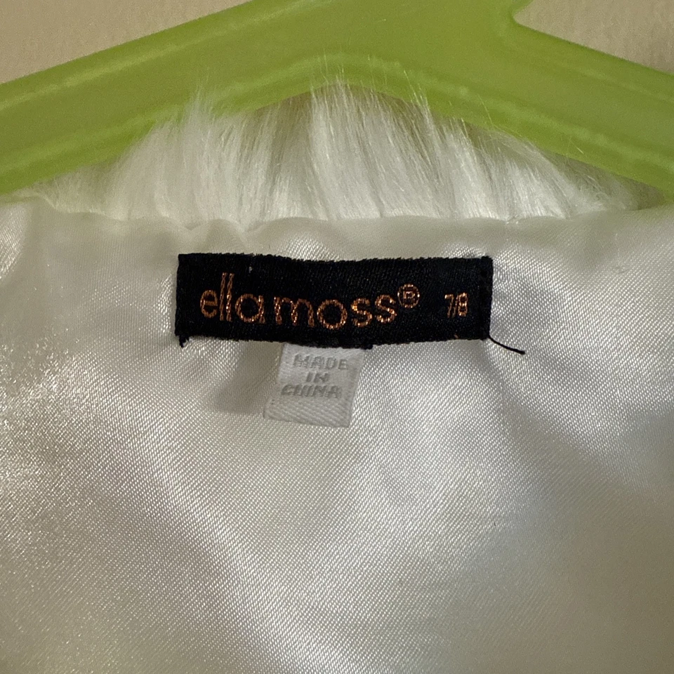 Жилет качели Ella Moss кремовый искусственный мех искусственная кожа 7/8 - Изображение 2 из 4