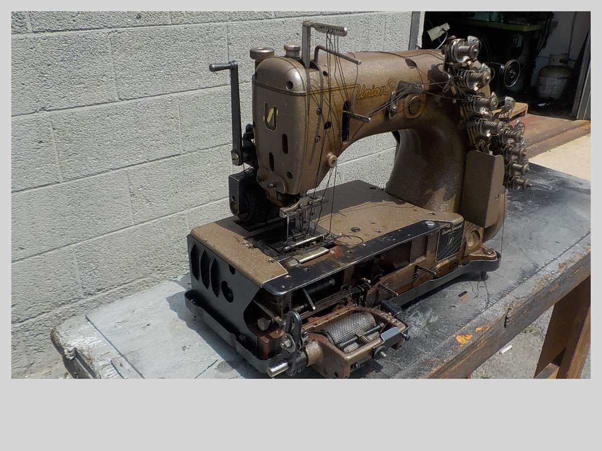 Industrial Sewing Machine Union Special 54-400 nine needle chain
