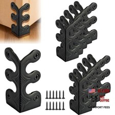 pcs Solid Brass Baseboard Corner Protectors, Skirting Board Corner 10 Black