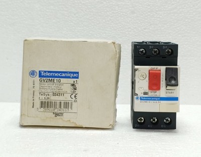 TELEMECANIQUE GV2ME10 TeSys Motor Circuit Breaker 4-6.3A MPCB New