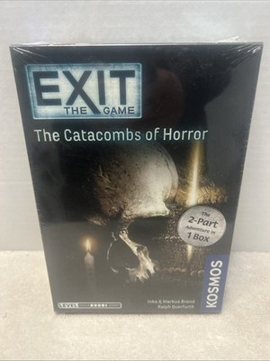 EXIT The Game The Catacombs Of Horror Game Kosmos NEW FACTORY SEALED BOX