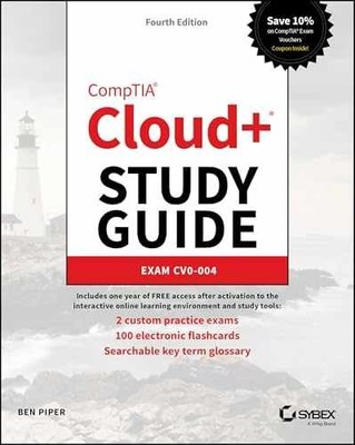 CompTIA Cloud+ Study Guide: Exam CV0-004 - Paperback, by Piper Ben - Very Good