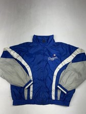 Vintage Los Angeles Dodgers Track Jacket Zip Kid Athlete MLB Youth Large 14/16