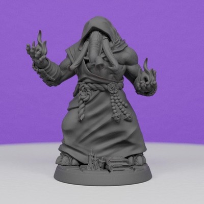 Elfenbein Priester Casting Magic Flames | Artisan Guild Miniatures