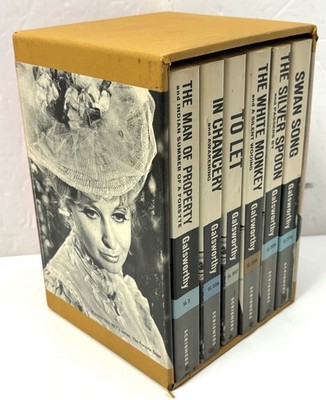 The Forsyte Chronicles Boxed Set 6 Paperback Books John Galsworthy Scribner 1969