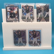 2025 Bowman Draft Billy Carlson lot - Sky Blue /499 - Refractor - Inserts - Base