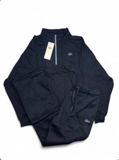 Alo Yoga Quarter Zip : Straight Leg Pants Black Set Size L