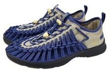 Keen Mens Size 9 Uneek 03 Sport Blue Beige Woven Sandals Shoes