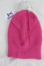 Anon Corbett Pom Beanie, Women's One Size Fits Most, Pink