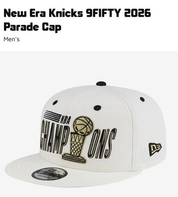 NY Knicks New Era 2026 NBA Finals Champions Parade 9FIFTY Snapback Hat PRESALE