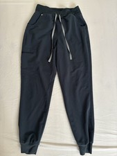Figs Women s Navy Technical Collection Scrub Joggers Size S Medical Nurse Tech