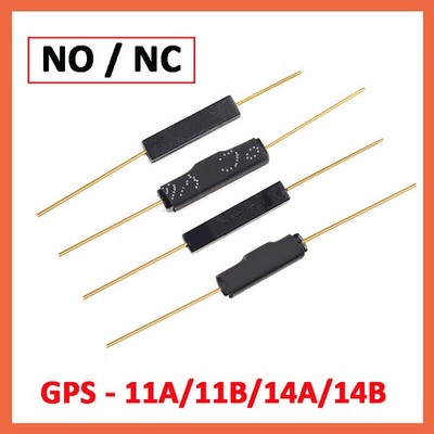 Reedkontakt 11 mm x 3 mm 14 mm x 3 mm Miniatur Reedschalter GPS-11 GPS-14 NO NC