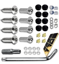 Anti Theft License Plate Screws One Size Style 1 Anti Theft License Plate Screws One Size Style 1