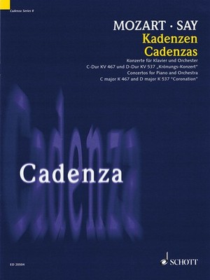 Mozart Cadenza Concertos for Piano & Orchestra C Major K 457 D Major Sheet Music