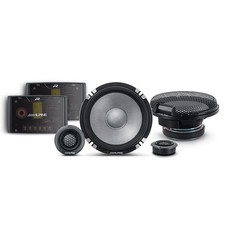 Alpine R2-S652 6.5" R-Series Pro High-Resolution 2-Way Component Speaker Set,...