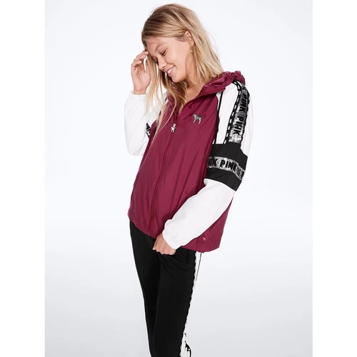 UNDERCOVER Giacca paillettes Victoria's Secret ROSA Campus Anorak XS