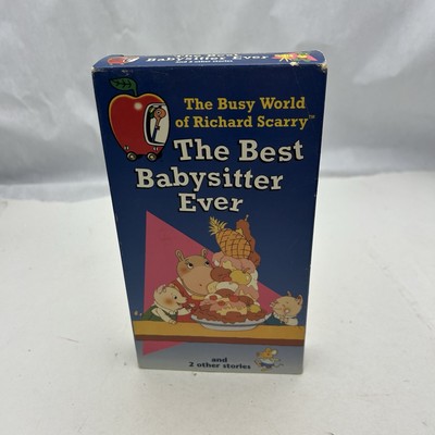 RICHARD SCARRY'S THE BEST BABYSITTER EVER VHS VIDEO Cartoon 1993 Scarry