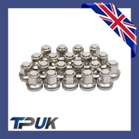 Ford Transit Radmutter-Set 20 Edelstahl Kappen O.E M14X2 Mk6 Mk7 2000-2014