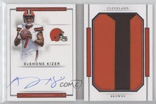 2017 Panini National Treasures Vertical Variation 99/99 Deshone Kizer Auto 1s6