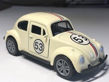 Exotic 3.8 INCH 1963 Volkswagen 1200 Herbie Unbranded 1/43 Range Diecast Mint