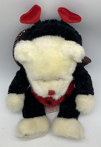 Russ Berrie Buzzie Ladybug Teddy Bear Love Bug Plush Stuffed Animal Soft Toy 10” - Picture 9 of 9