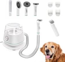Aproth Dog / Pet Grooming Vacuum 5-in-1 Multifunctional, Electric Trimmer