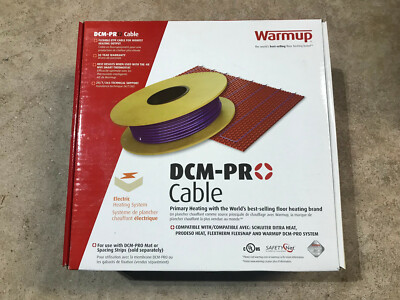 Warmup DCM-PRO Electric Heating Cable DCM-120-260 120V 260W 20sf - New