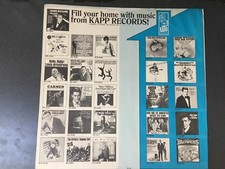 Kapp Records  Inner Company Sleeve for Albums VG 