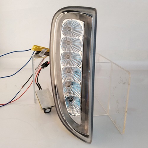 PAIR LED Daytime Running Light DRL Fog Signal Lamp For Porsche Cayenne 2006-2010 - Foto 8 di 8