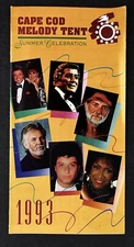 1993 Cape Cod Melody Tent MA Rogers Nelson Twitty Pryor Kross Vintage Brochure