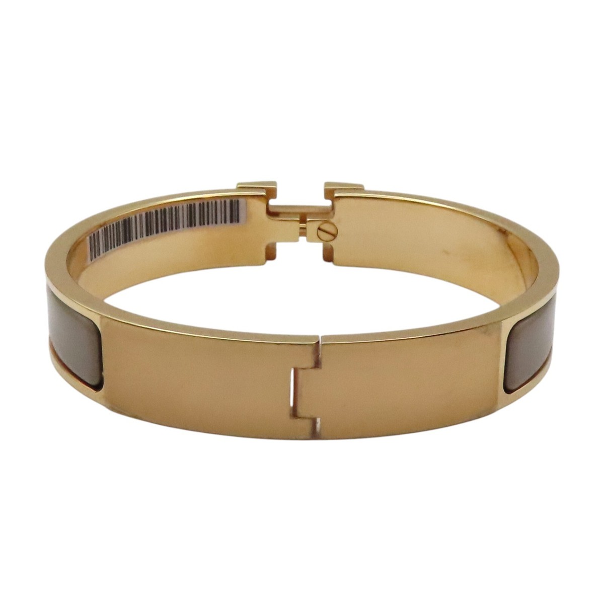 HERMES LE BRACELET H ゴールド バングル　クリックH Clic H bracelet | Hermès USA