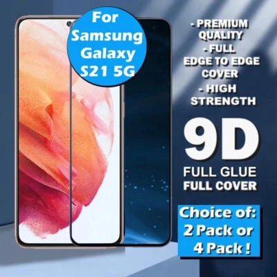 ITEC For Samsung Galaxy S21 5G Full Cover Tempered Glass Screen Protector
