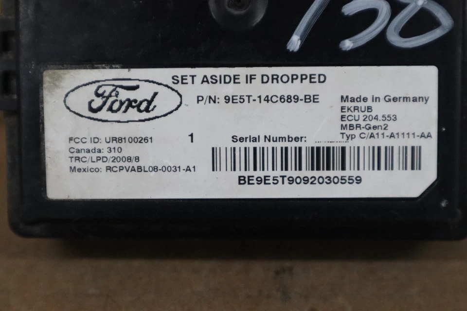 Lincoln MKZ 2010 2011 2012 módulo de control de detección de punto ciego OEM 38700TG7A62 Foto 4 de 4