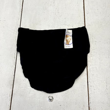 Jockey Black No-Show Hip Brief Underwear Women's Size Large 7 NEW