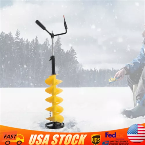 Nylon Ice Auger Bit Drill Adapter Ice Drill Auger 8 inch Hight with Handle