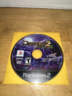 Disgaea 2: Cursed Memories (Sony PlayStation 2, 2006) Disc Only Cleaned Tested