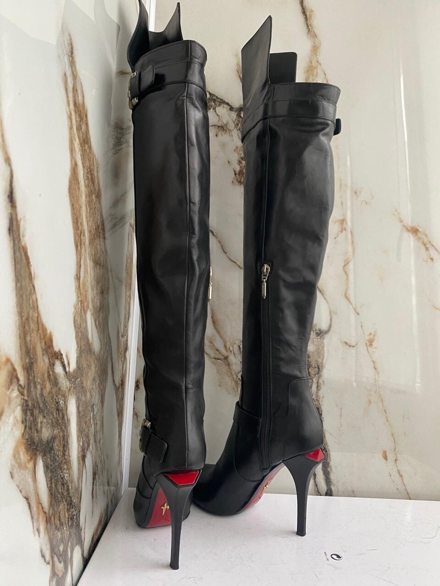 cesare paciotti ロングニーハイブーツ イタリア製 RG383 Womens