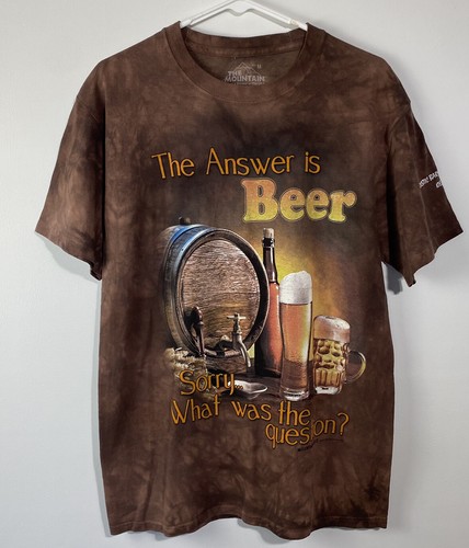 the answer is beer t shirt