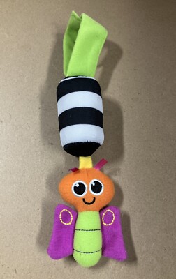 Sassy baby Toy Wrist Rattle Plush Butterfly | eBay