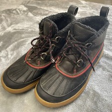 Nike Woodside II ACG Boots Womens Sz 8 Black Leather Chukka Lace Up 537345