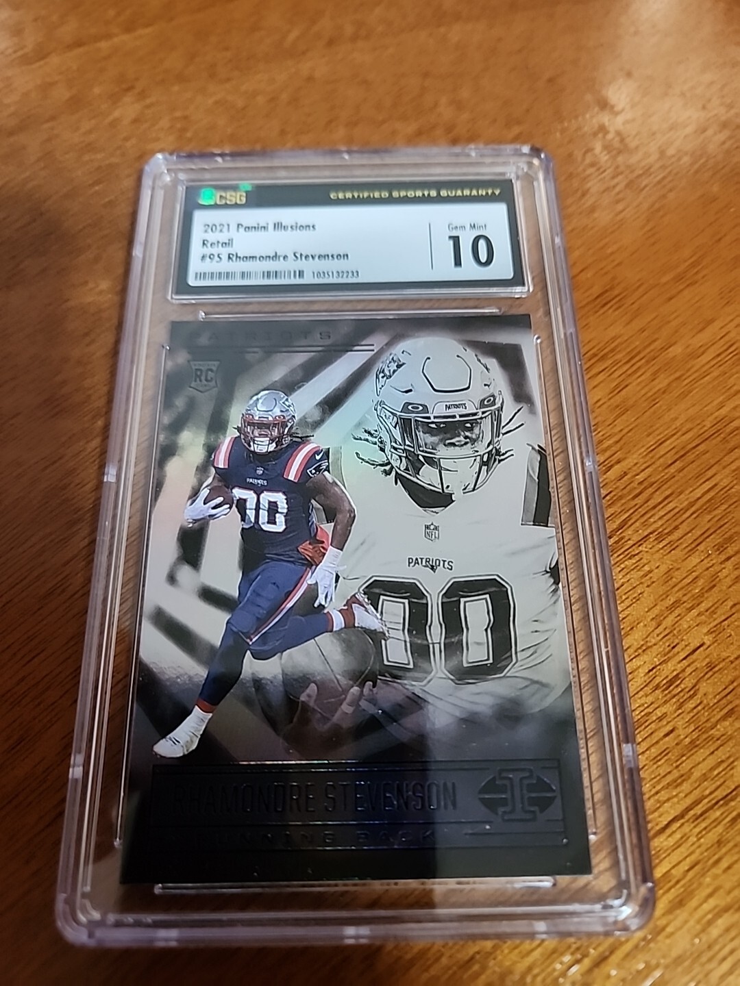 Rhamondre Stevenson Panini Illusions #95 Retail