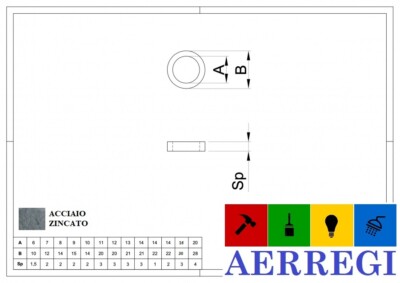Rondelle Alzaporta Bronzate Per Porte - Diametro 9mm, 10 Pezzi - Foto 8