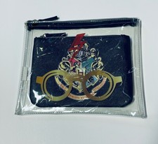 Harry Potter 2 Piece Pouch Set Hogwarts Crest Cosmetic Bag Travel Toiletry Zip