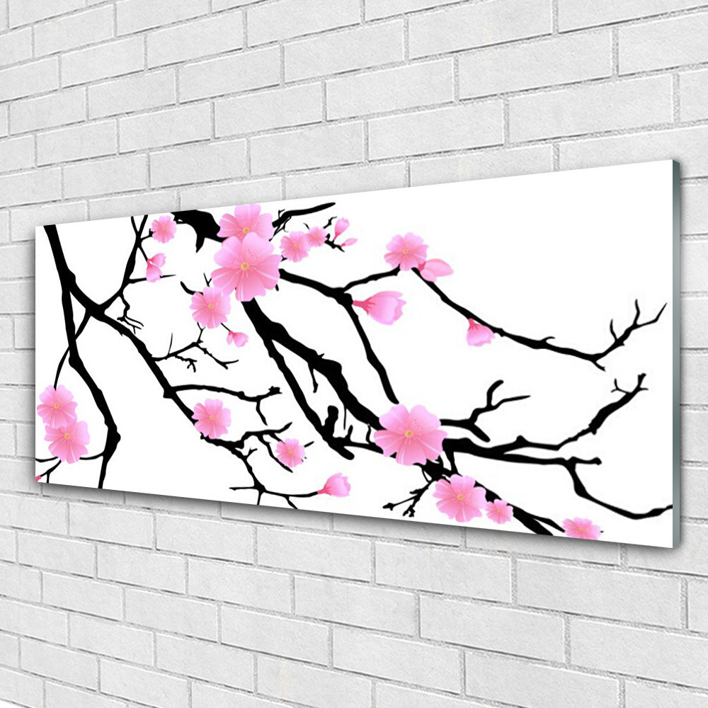 Image tableaux 125x50 en verre pour habiller un mur vide sans surcharger la deco
