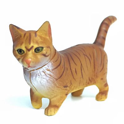 Choco Q Mini Figure Cat Munchkin Red Brown Tabby Kaiyodo Japan choco egg