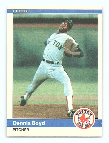 1984 Fleer #393 Dennis Boyd