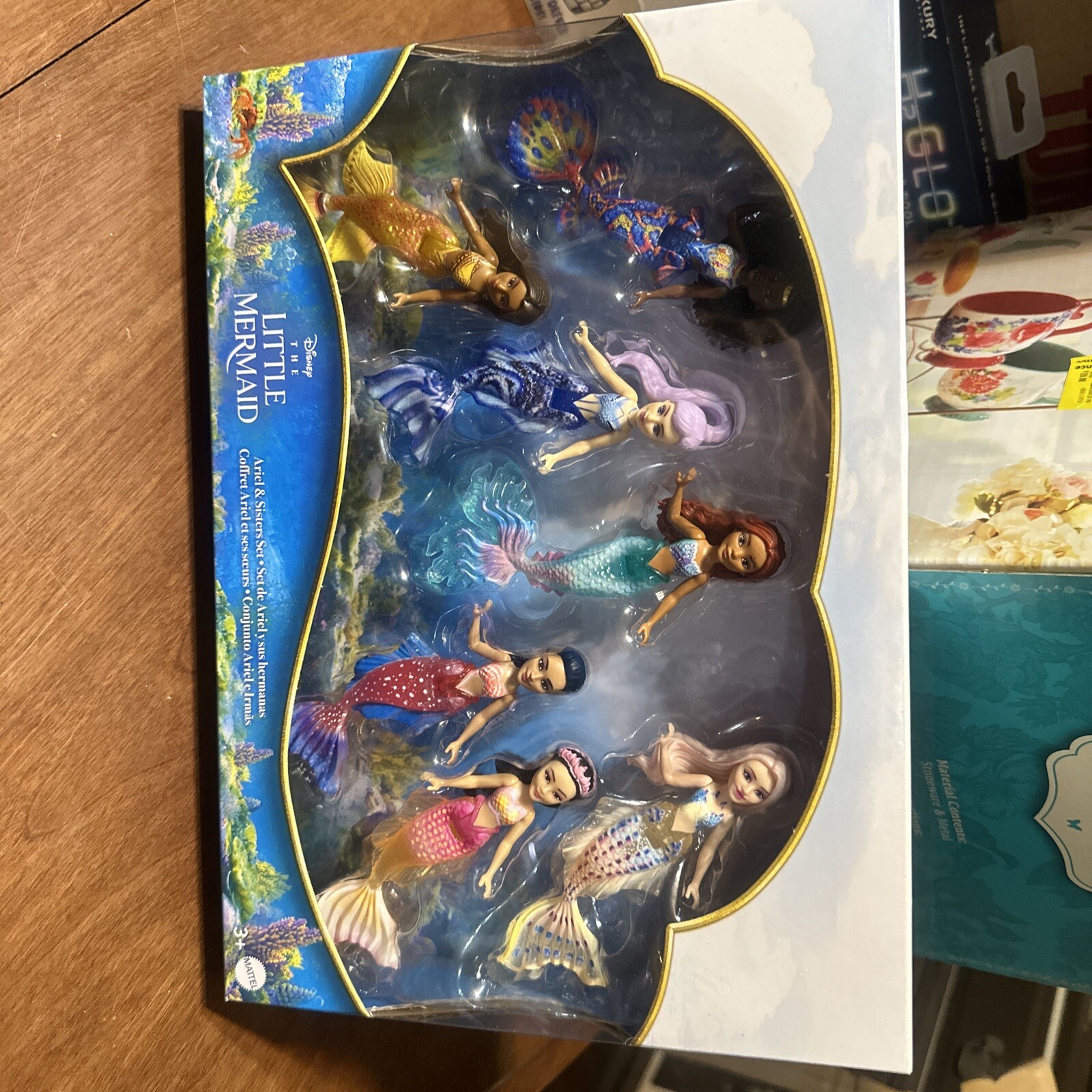 Disney The Little Mermaid Ariel and Sisters Small Doll Set with 7 Mermaid Dolls