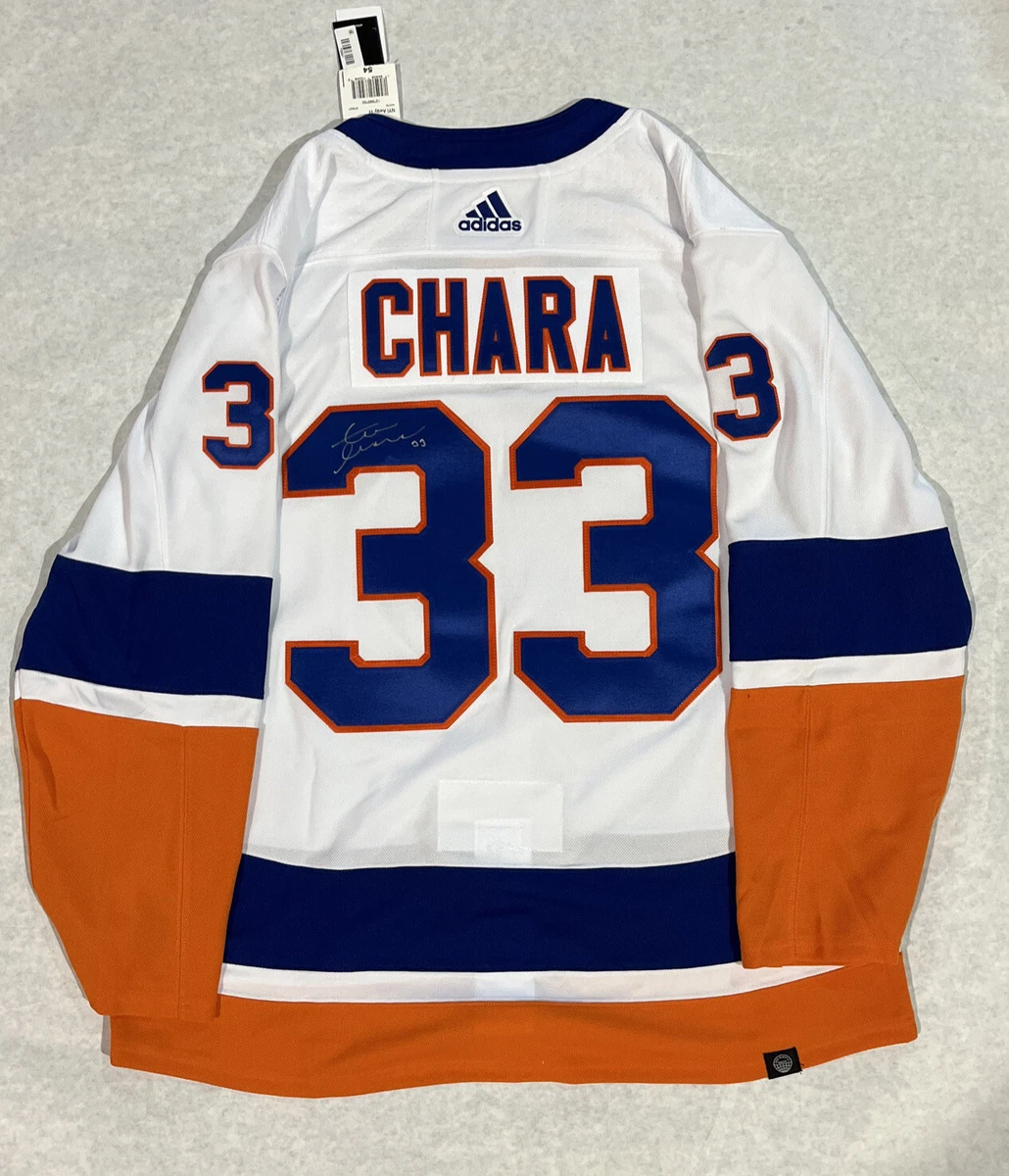 Zdeno Chara New York Islanders signed LOOSE #3 BLUE Jersey Number