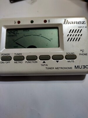 Ibanez Mu30 tuner metronome 