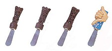 Butter Spreader Set of 4 - Tiki and Shaka  30610